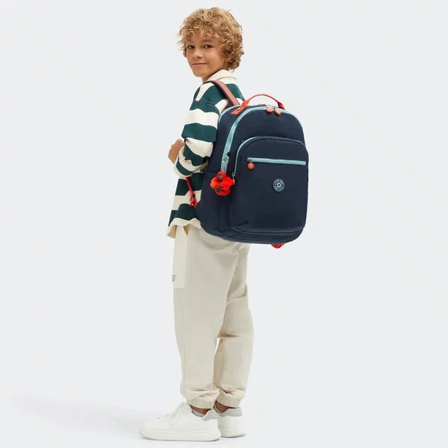 Mochila Kipling Seoul Lap Azul Marinho