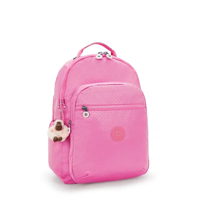 Mochila Kipling Seoul Lap Rosa