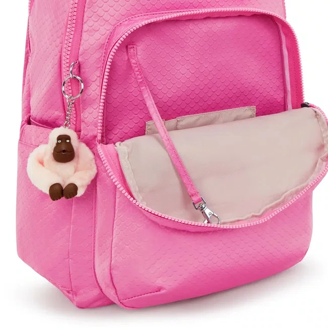 Mochila Kipling Seoul Lap Rosa