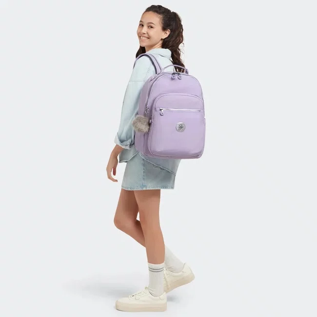 Mochila Kipling Seoul Lilás
