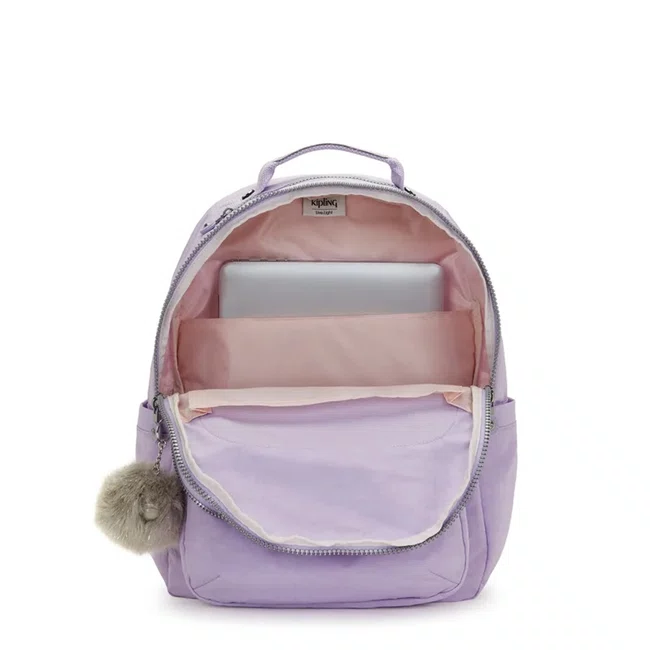 Mochila Kipling Seoul Lilás