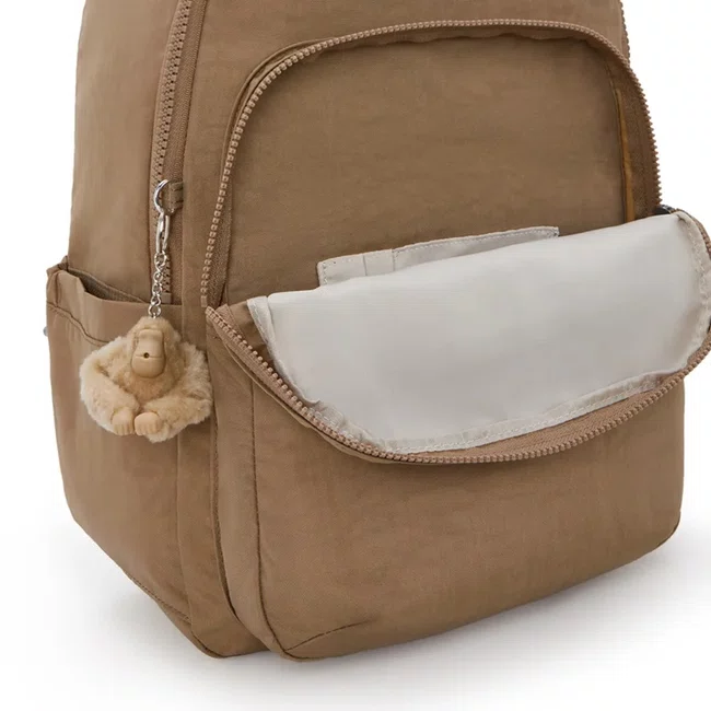 Mochila Kipling Seoul Bege