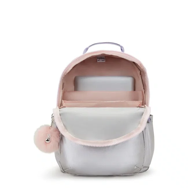 Mochila Kipling Seoul Prata