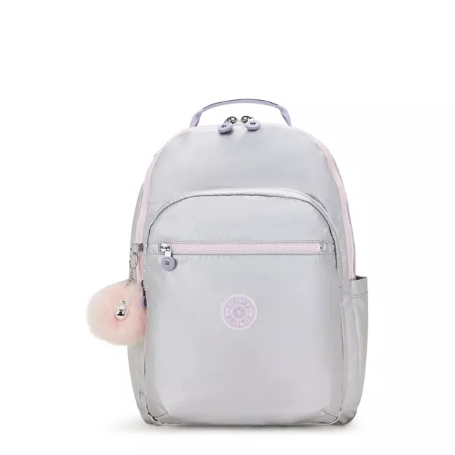 Mochila Kipling Seoul Prata
