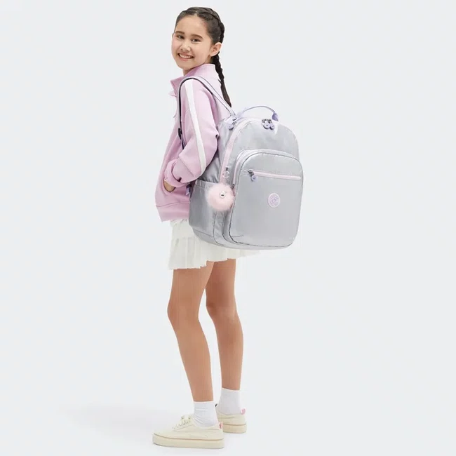 Mochila Kipling Seoul Prata