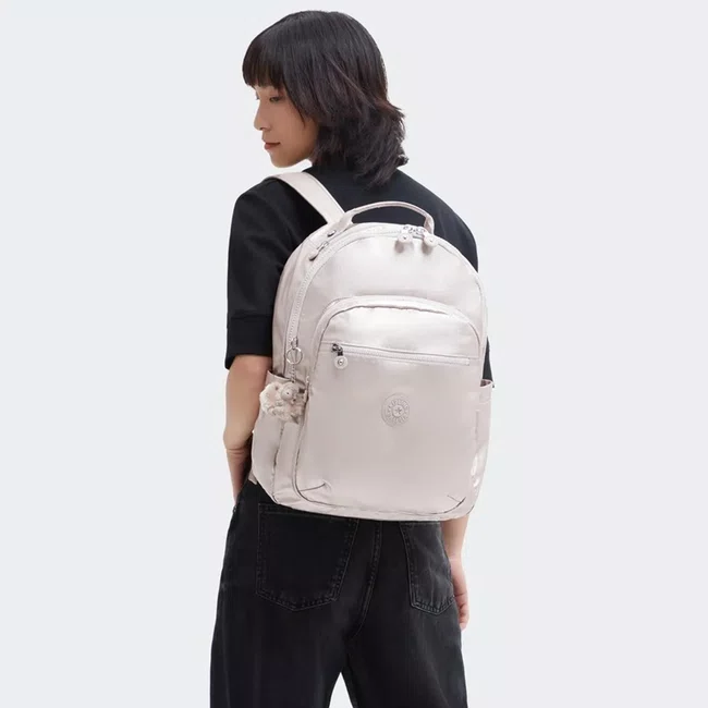 Mochila Kipling Seoul Dourado
