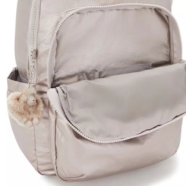 Mochila Kipling Seoul Dourado