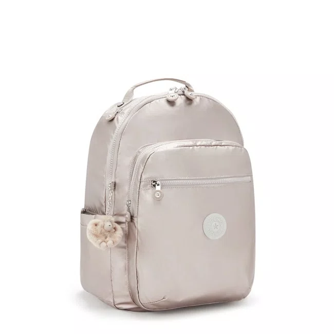 Mochila Kipling Seoul Dourado