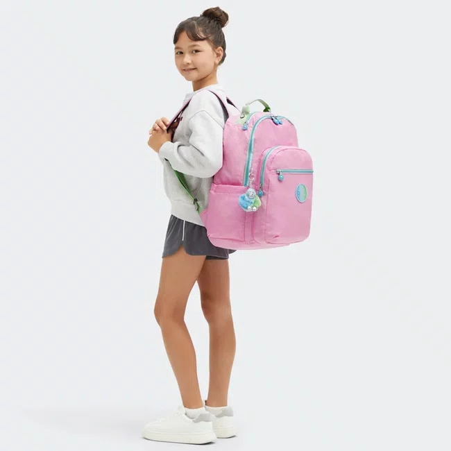 Mochila Kipling Seoul Rosa