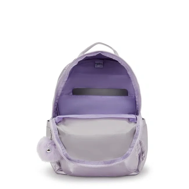 Mochila Kipling Seoul Lilás