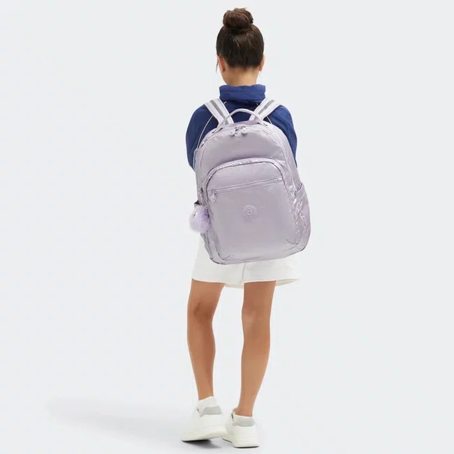 Mochila Kipling Seoul Lilás