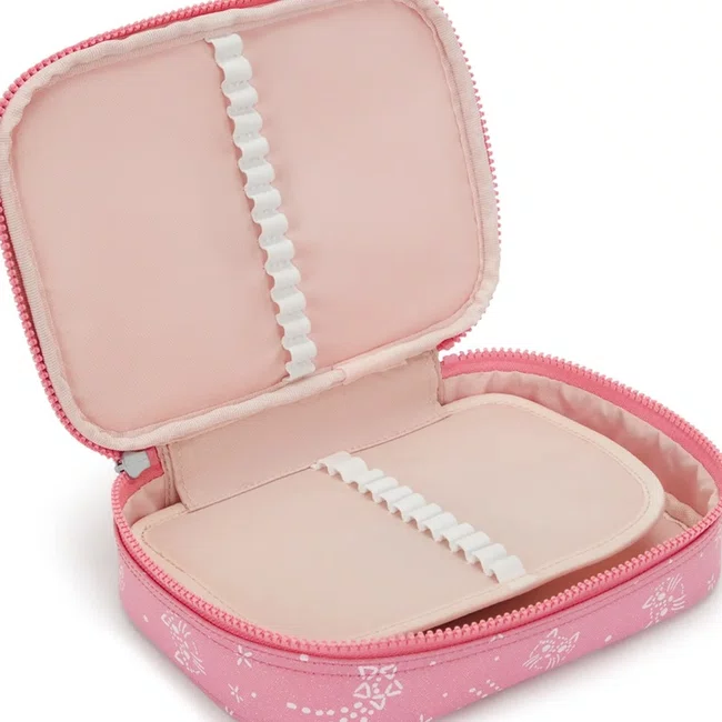 Estojo Kipling 100 Pens Rosa