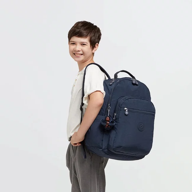 Mochila Kipling Seoul Azul Marinho