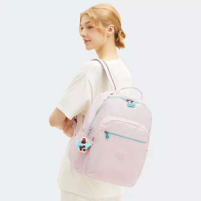 Mochila Kipling Seoul Rosa