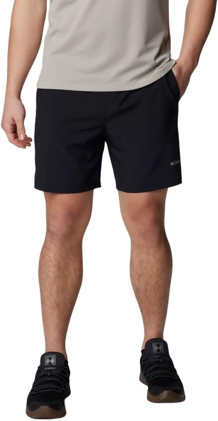 Short Columbia Masculina Hike Color Block Preto