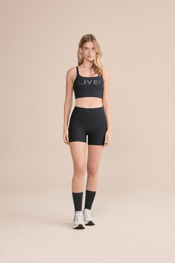 Bermuda Curta Fit Icon Neo Termocromo Preto