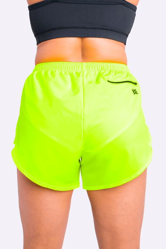 Shorts HUPI Donna Amarelo Neon Feminino