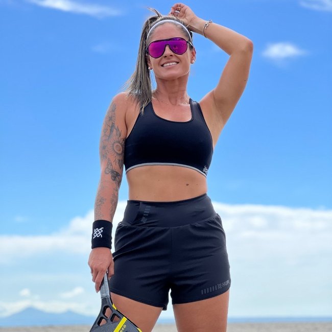 Shorts HUPI Donna Pro Preto