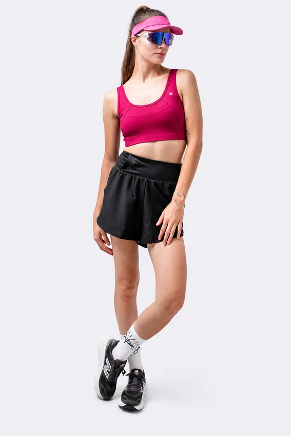 Shorts HUPI Donna Pro Preto