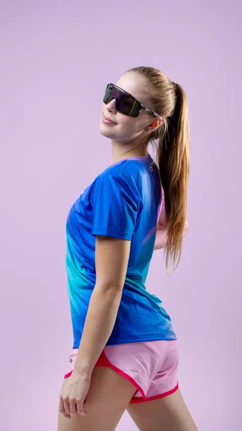 Shorts HUPI Donna Rosa Claro Feminino
