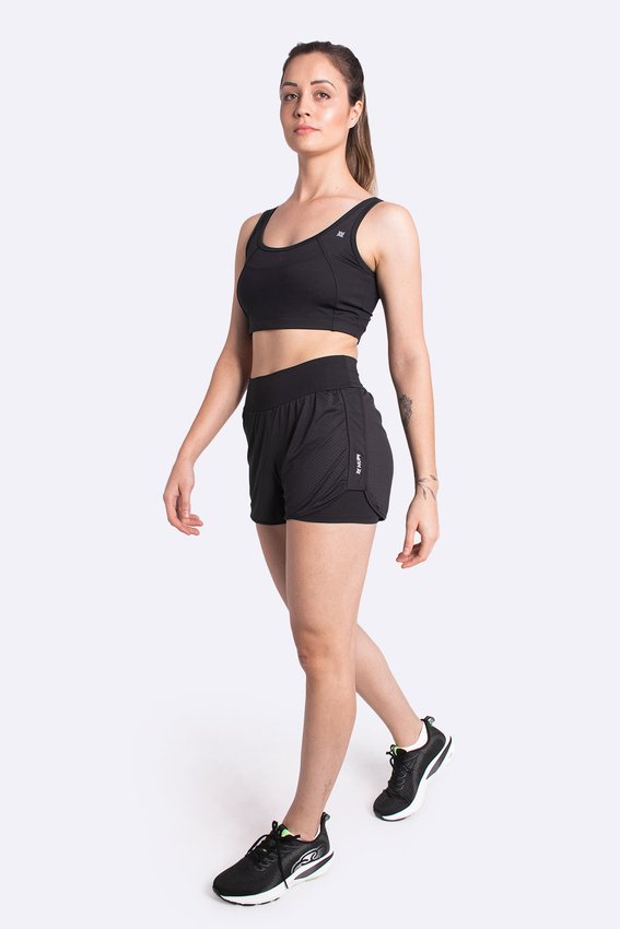 Shorts HUPI Duplo True - Preto 