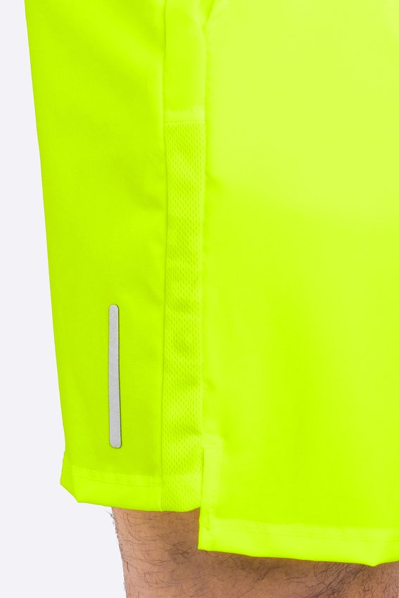 Shorts HUPI Pace Running Masculino Amarelo Neon