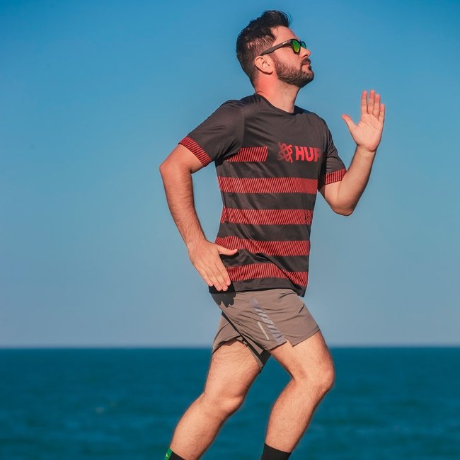 Shorts HUPI Pace Running Masculino Cinza