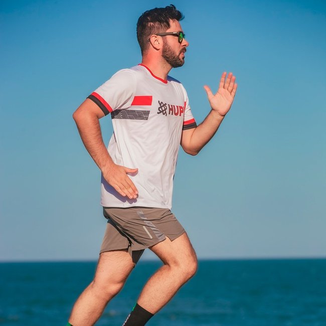 Shorts HUPI Pace Running Masculino Cinza