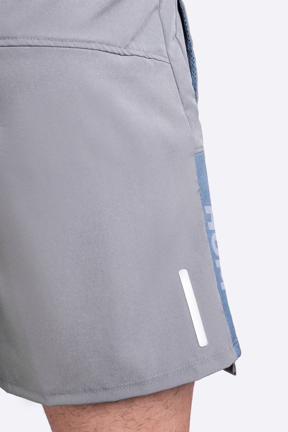 Shorts HUPI Pace Running Masculino Cinza