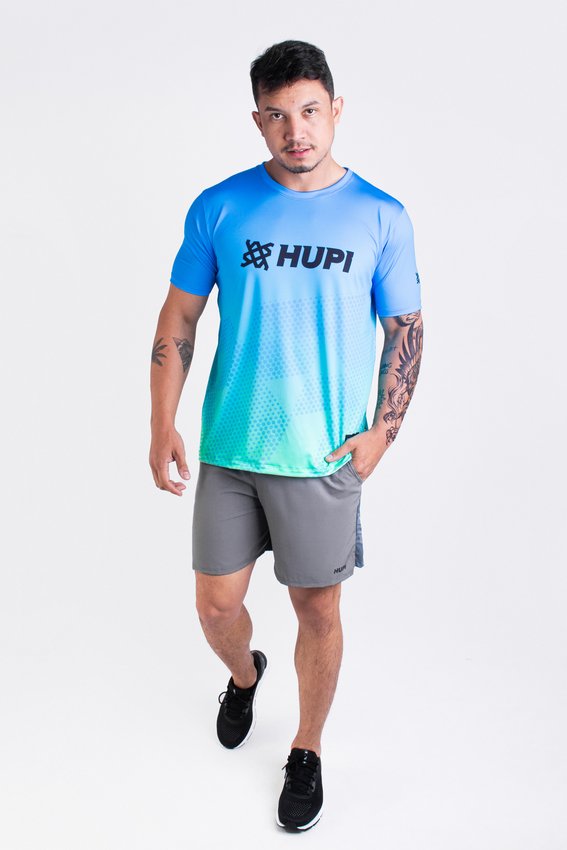 Shorts HUPI Pace Running Masculino Cinza