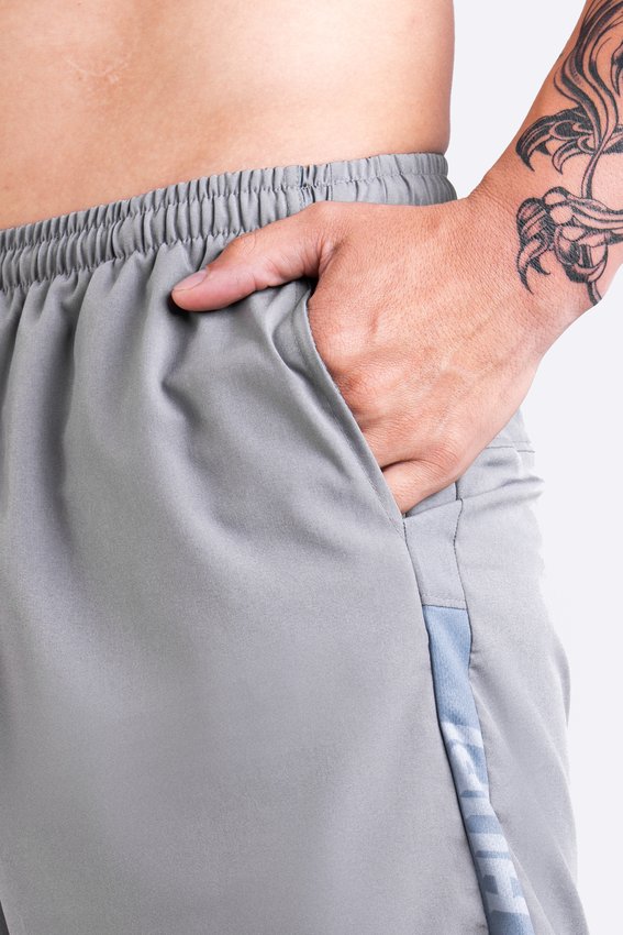 Shorts HUPI Pace Running Masculino Cinza