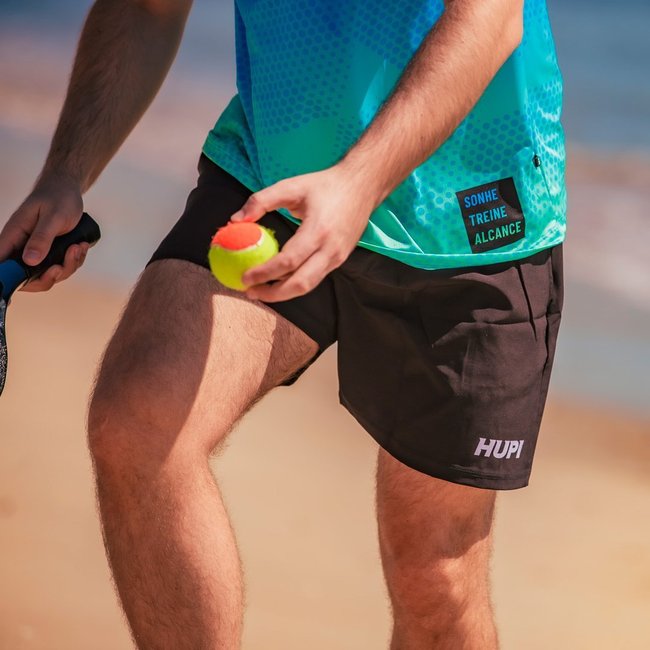Shorts Masculino De Treino Bolso HUPI Spin Curta