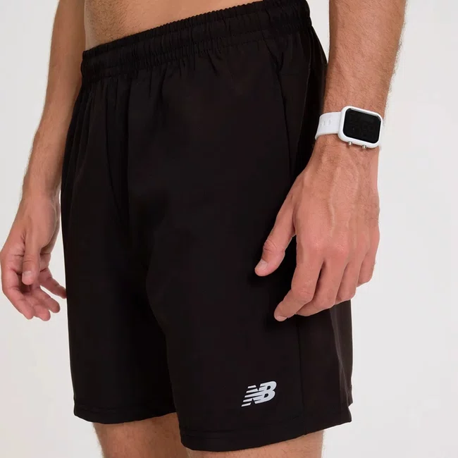 Shorts New Balance Sport Essentials 7" Masculino Preto