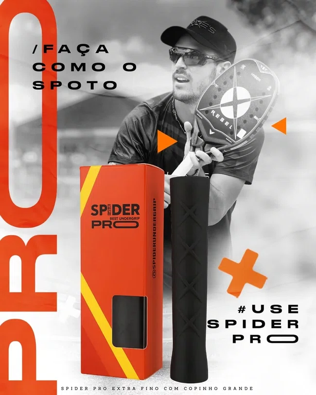 Spider Undergrip Pro Spoto Extra Fino com Copinho Grande