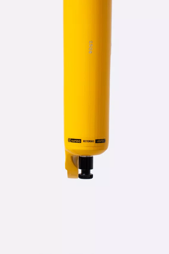 Suspensão HUPI BOX Tapered 120mm Amarela