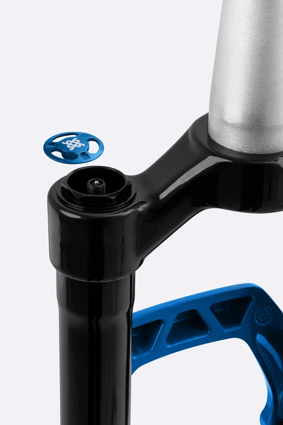 Suspensão HUPI BOX Tapered 120mm Azul