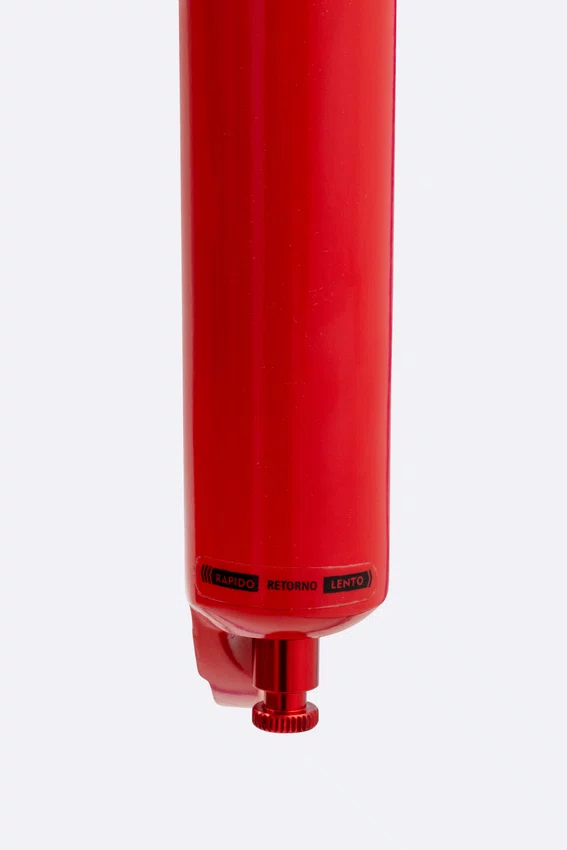Suspensão HUPI BOX Tapered 120mm Vermelha