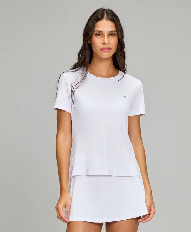 T-shirt Eterna Gola Redonda Branco