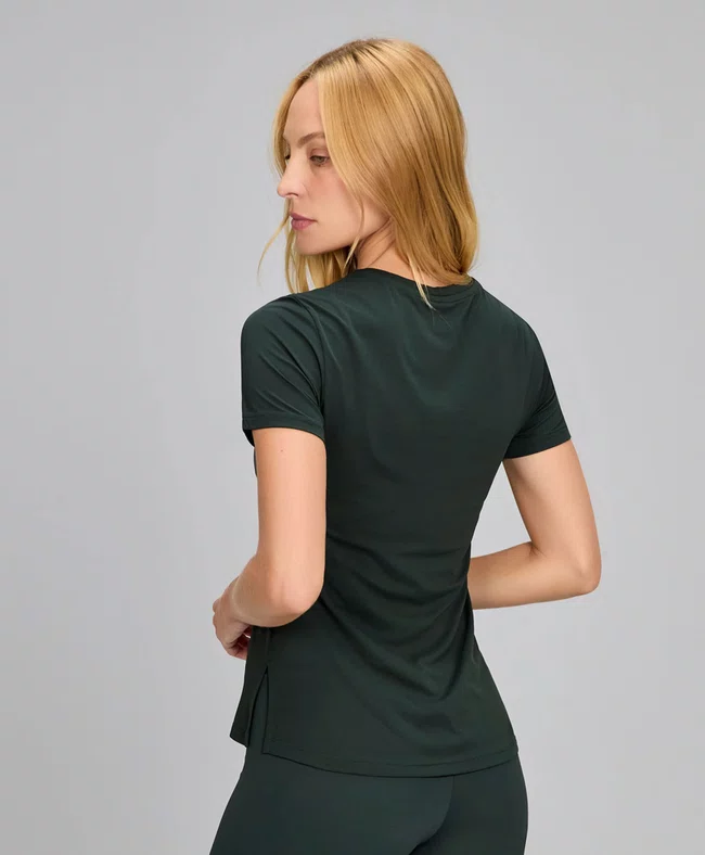 T-shirt Eterna Gola Redonda Verde