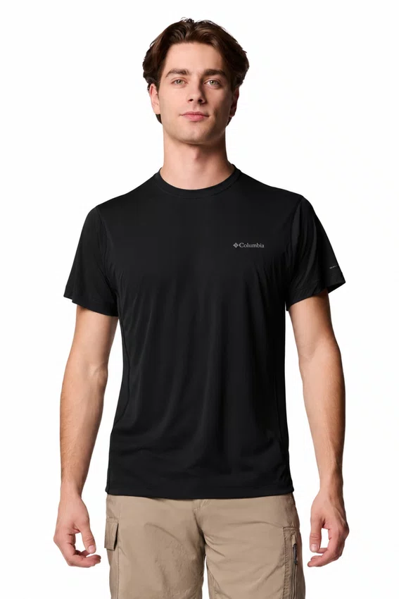 Camiseta Manga Curta Columbia Masculina Zero Rules Preta