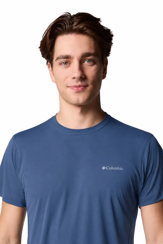 Camiseta Manga Curta Columbia Masculina Zero Rules Azul