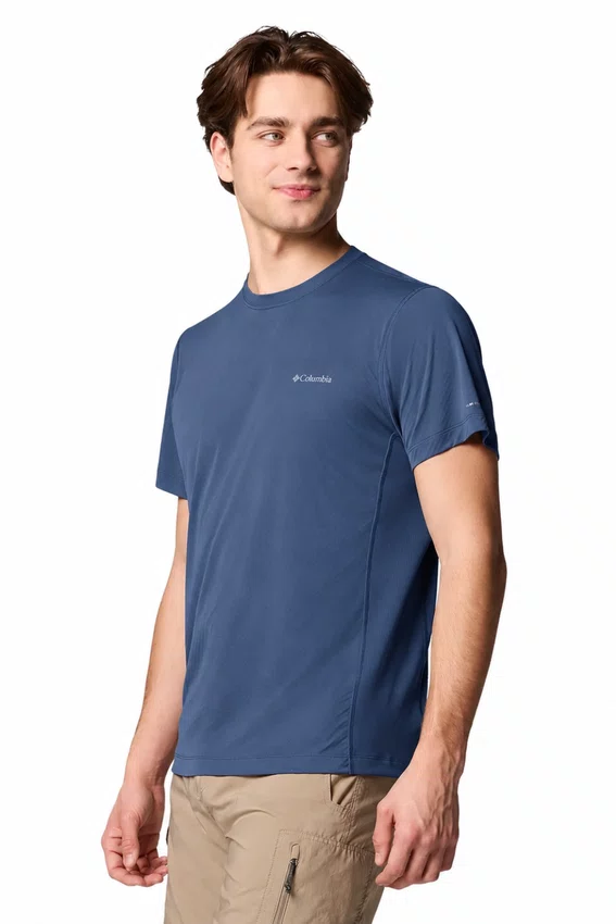 Camiseta Manga Curta Columbia Masculina Zero Rules Azul