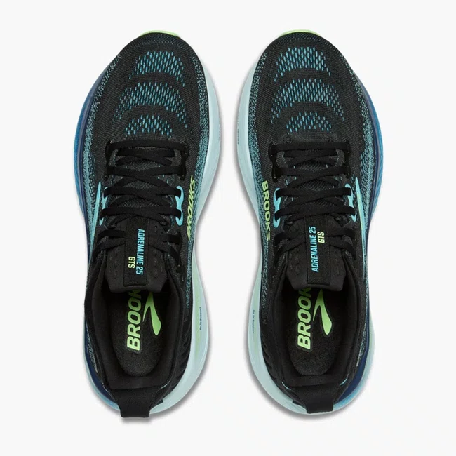 Tênis Brooks Adrenaline GTS 25 Masculino Preto e Azul