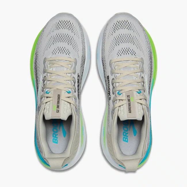 Tênis Brooks Adrenaline GTS 25 Masculino Cinza e Verde