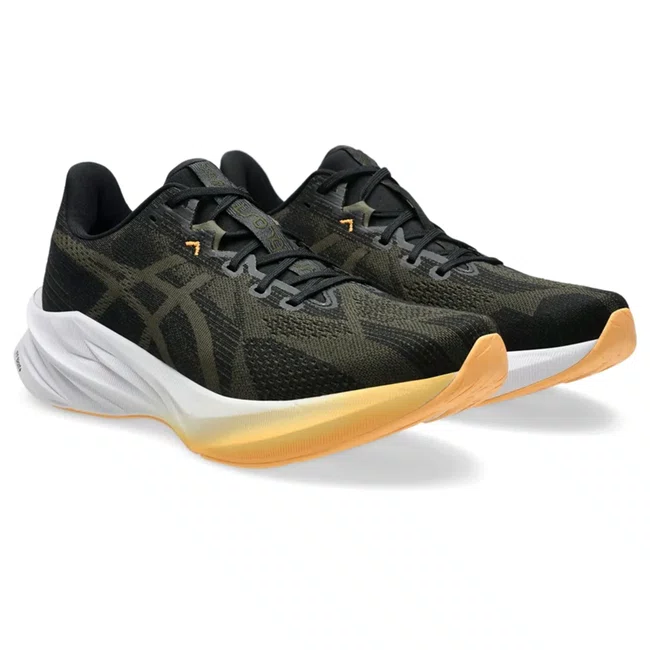 Tênis ASICS Dynablast 5 Masculino - Preto/Marrom