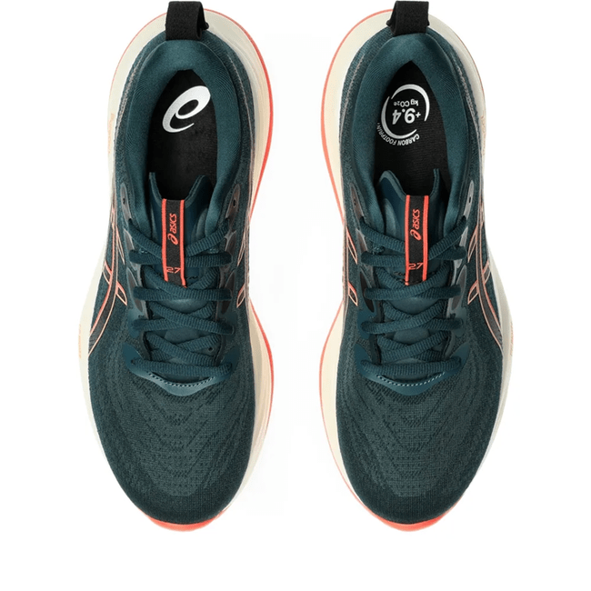 Tênis ASICS GEL-Cumulus 27 Masculino Verde/Laranja