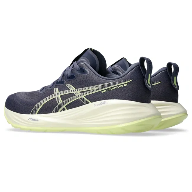 Tênis ASICS GEL-Cumulus 27 Masculino - Azul/Amarelo