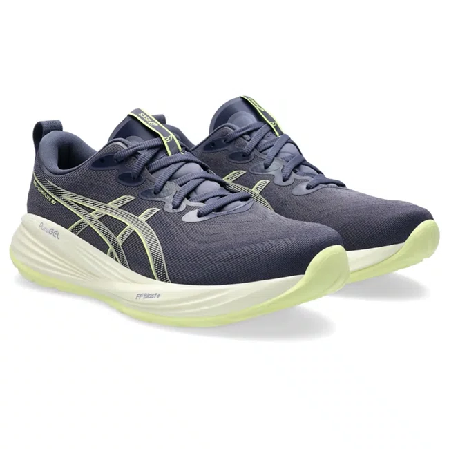 Tênis ASICS GEL-Cumulus 27 Masculino - Azul/Amarelo