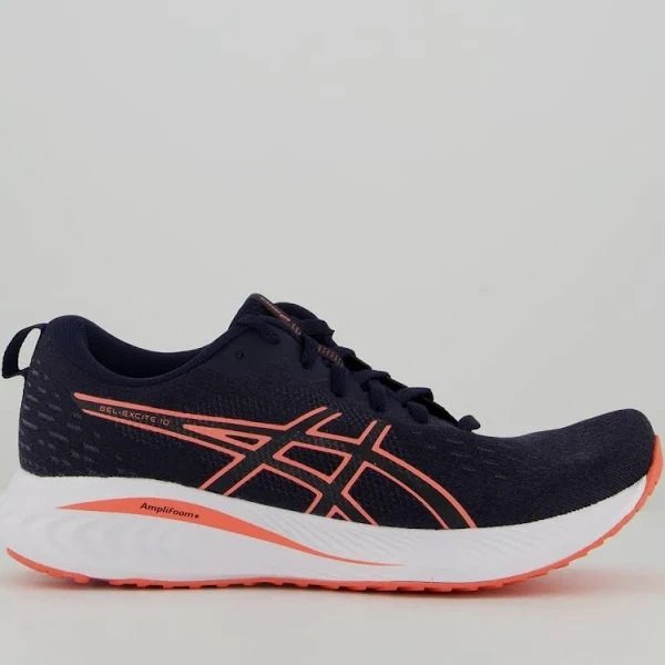 Tênis Asics Gel Excite 10 Azul/Coral Feminino Tênis Asics Gel Excite 10 Azul/Coral Feminino