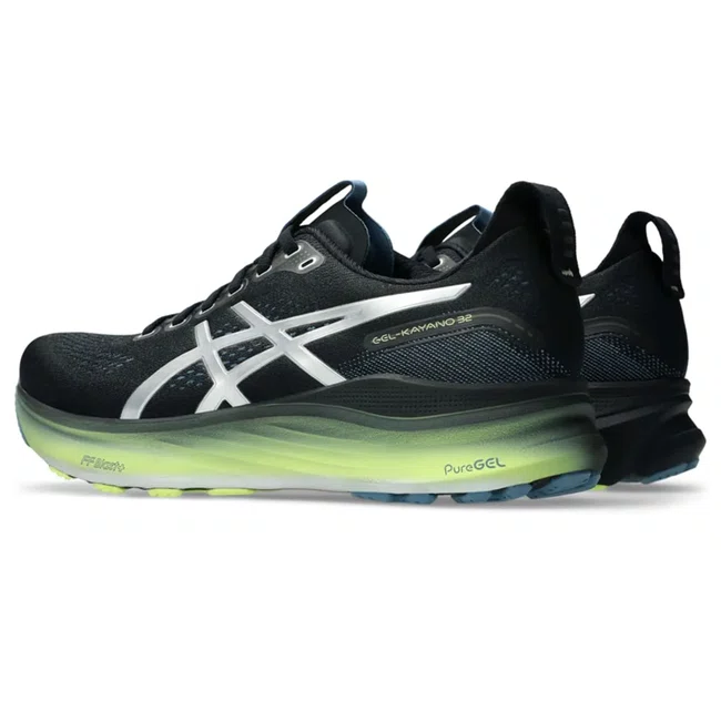 Tênis ASICS GEL-Kayano 32 Luxe Masculino Preto/Verde